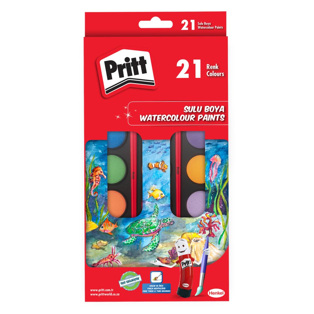 Pritt Sulu Boya 21'li