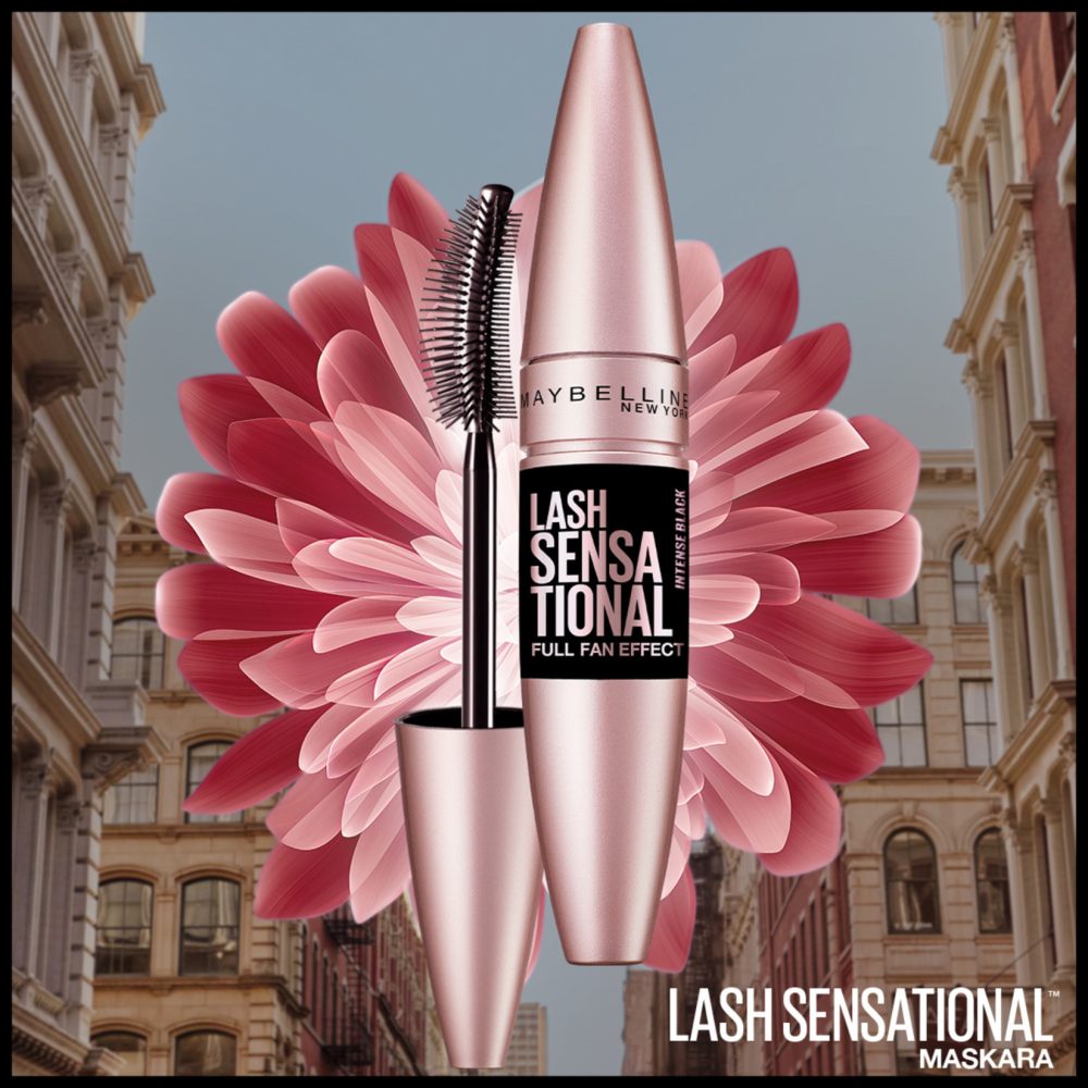 Maybelline New York Lash Sensational Yelpaze Etkili Intense Black Maskara - Ekstra Siyah
