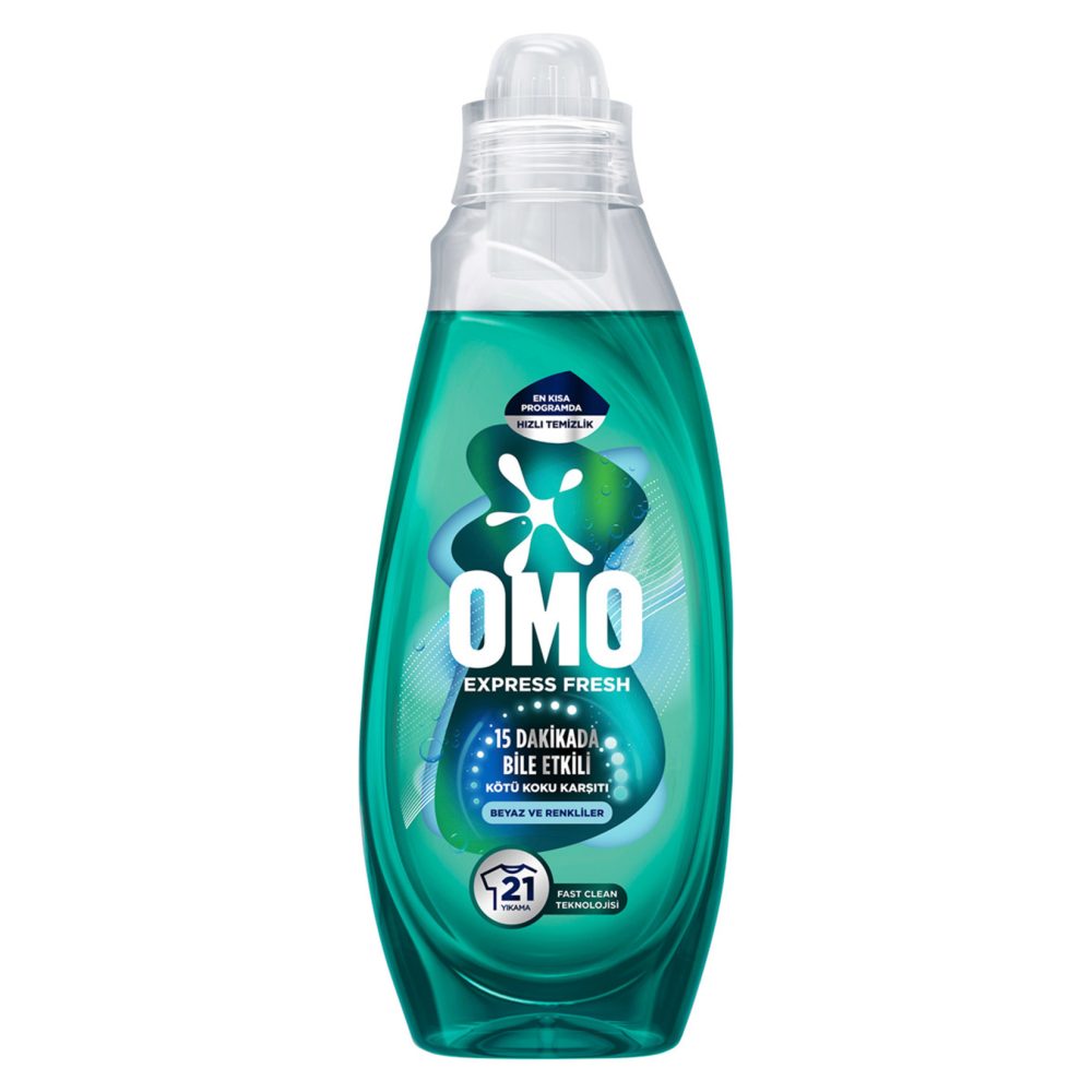 Omo Express Fresh Renkliler ve Beyazlar Sıvı Deterjan 840 Ml