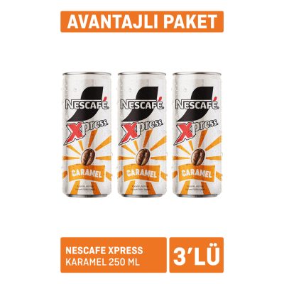 Nescafe Xpress Karamel 3 x 250 Ml