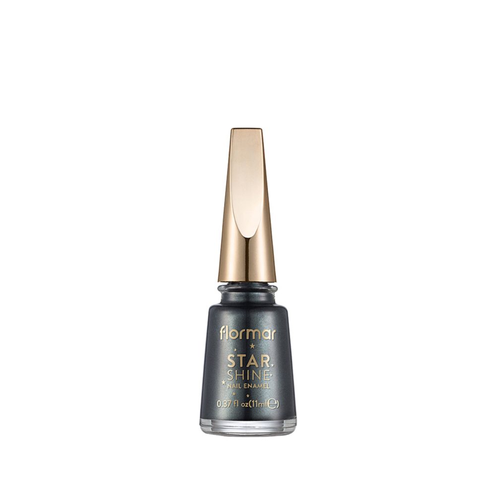 Flormar Star Shine Yoğun Renk Veren Metalik Oje - 006 Dark Romance