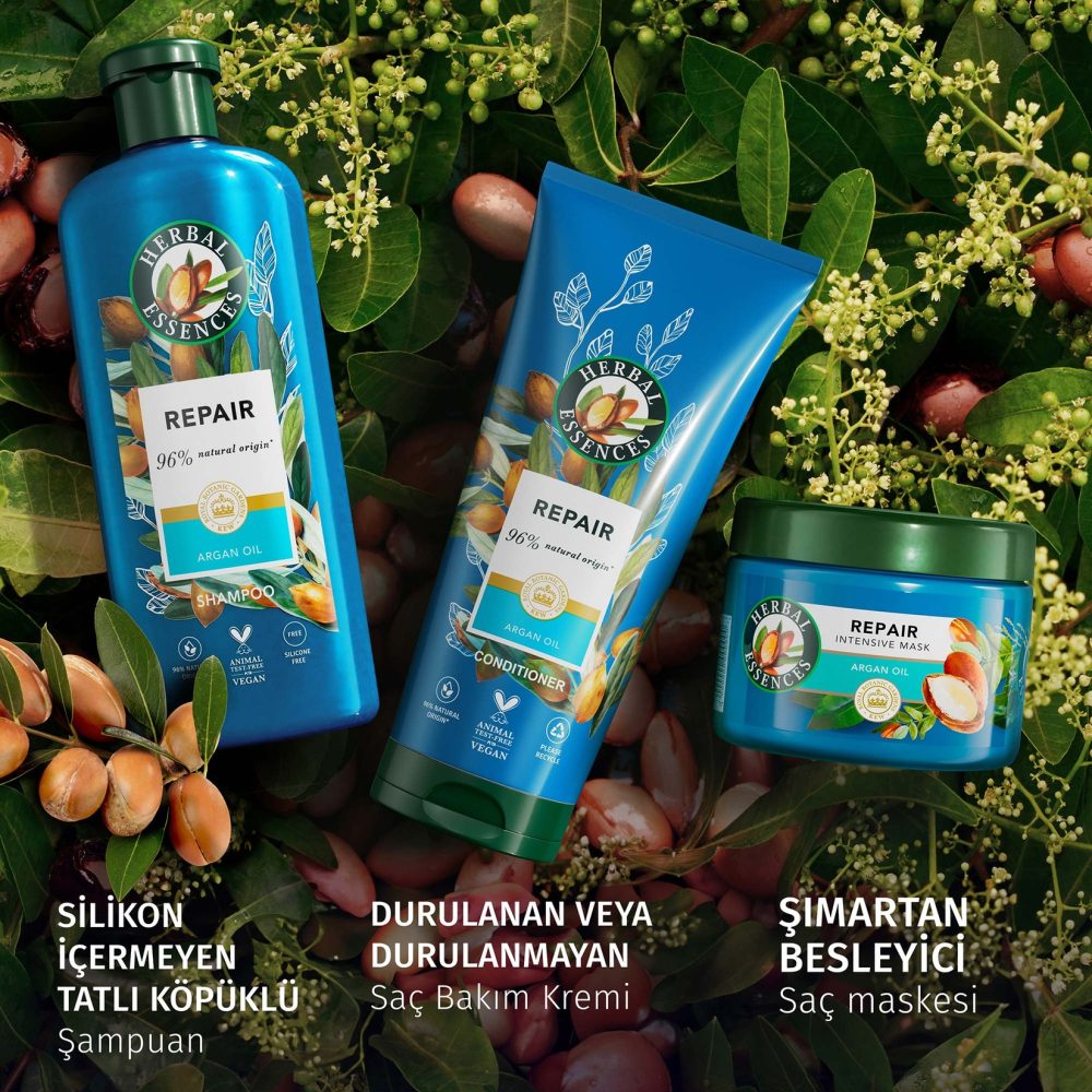 Herbal Essences Onarıcı Argan Yağı Şampuan 350 Ml