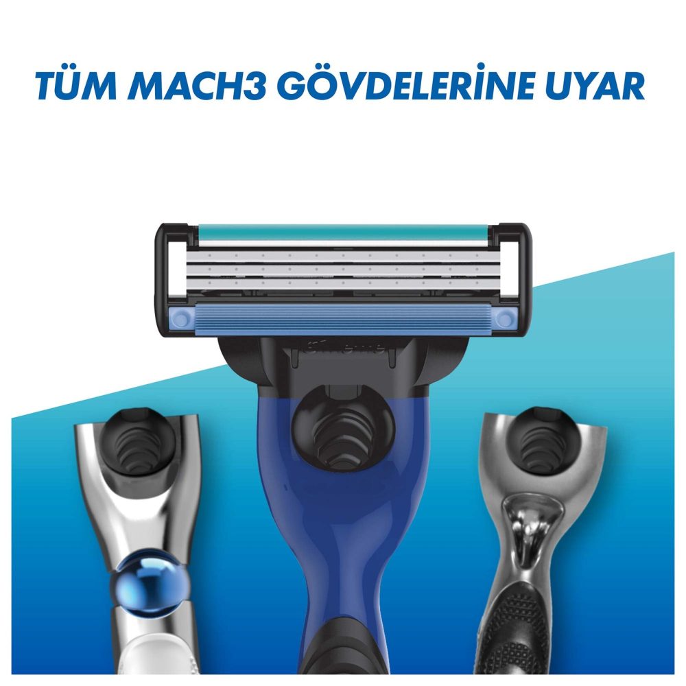 Gillette Mach3 Sport Yedek Tıraş Bıçağı 4 Adet