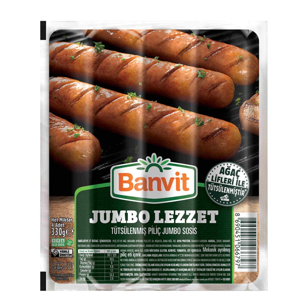Banvit Jumbo Sosis 330 G