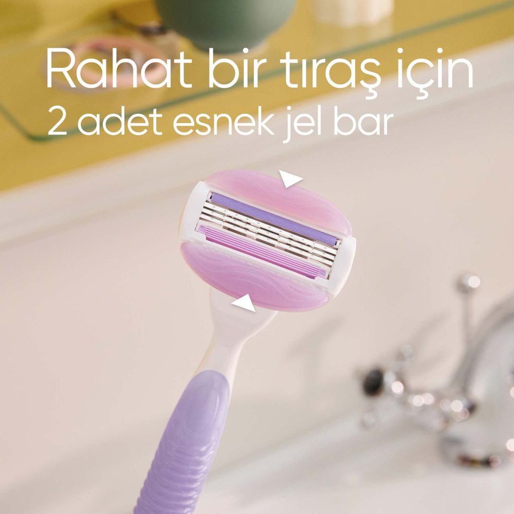 Gillette Venus Comfortglide Breeze Tıraş Makinesi + 2 Adet Yedek Başlık