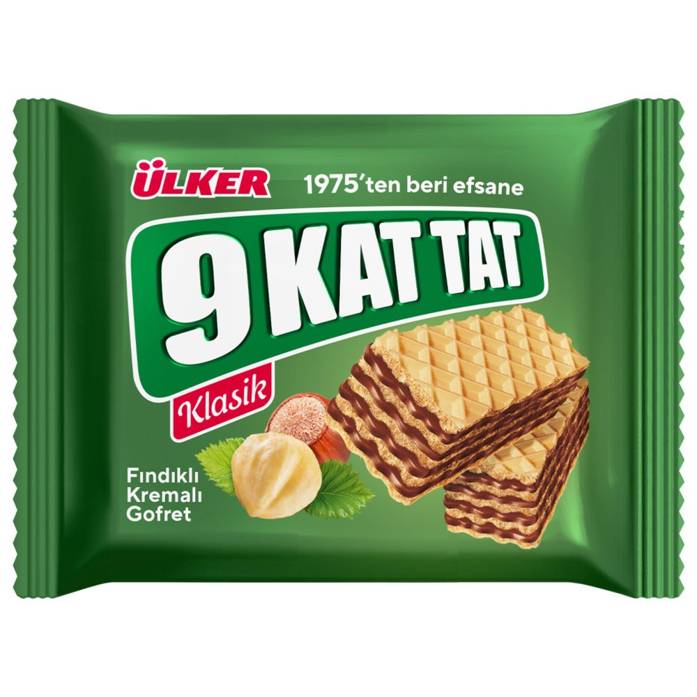 Ülker 9 Kat Tat Fındıklı Gofret 39 G