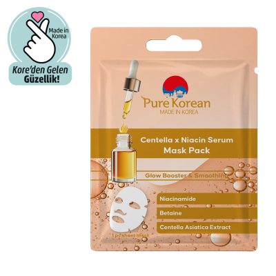 Pure Korean Centella X Niacinamide Kağıt Maske