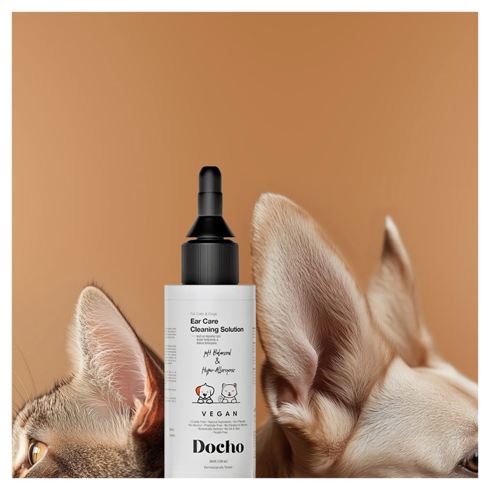 Docho Kedi ve Köpek Kulak Temizleme Bakım Solüsyonu 50 Ml