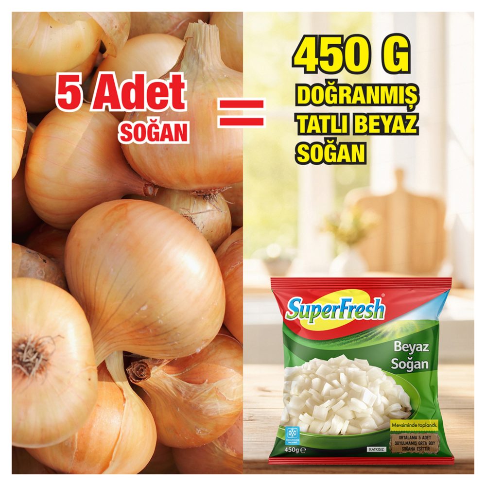 SuperFresh Tatlı Beyaz Soğan 450 G
