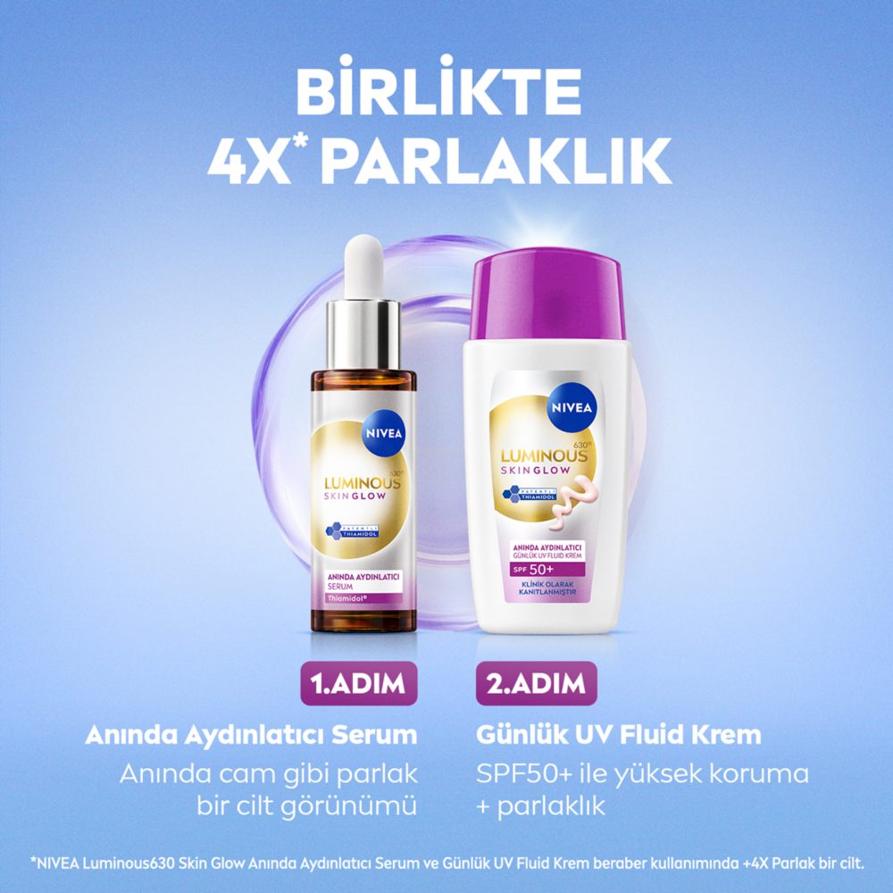Nivea Luminous630 Skin Glow Anında Aydınlatıcı Krem 40 Ml