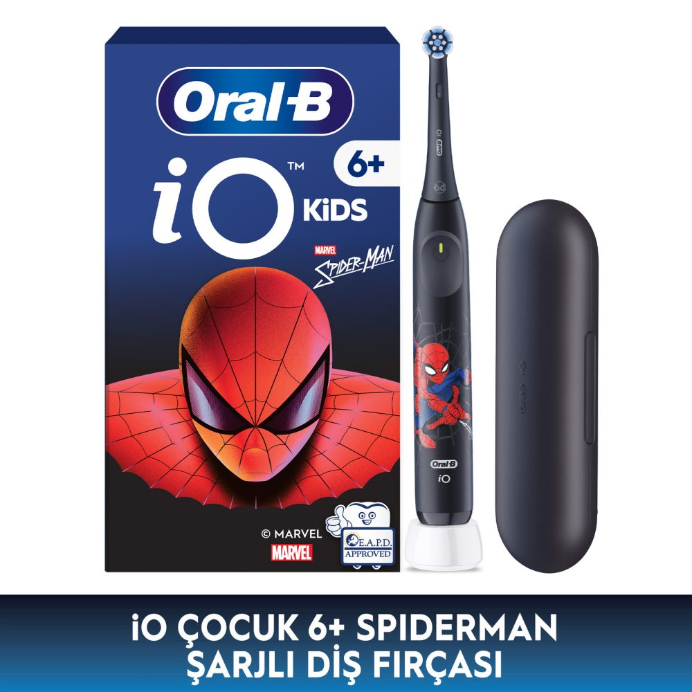 Oral-B iO Çocuk 6+ Spiderman Şarjlı Diş Fırçası