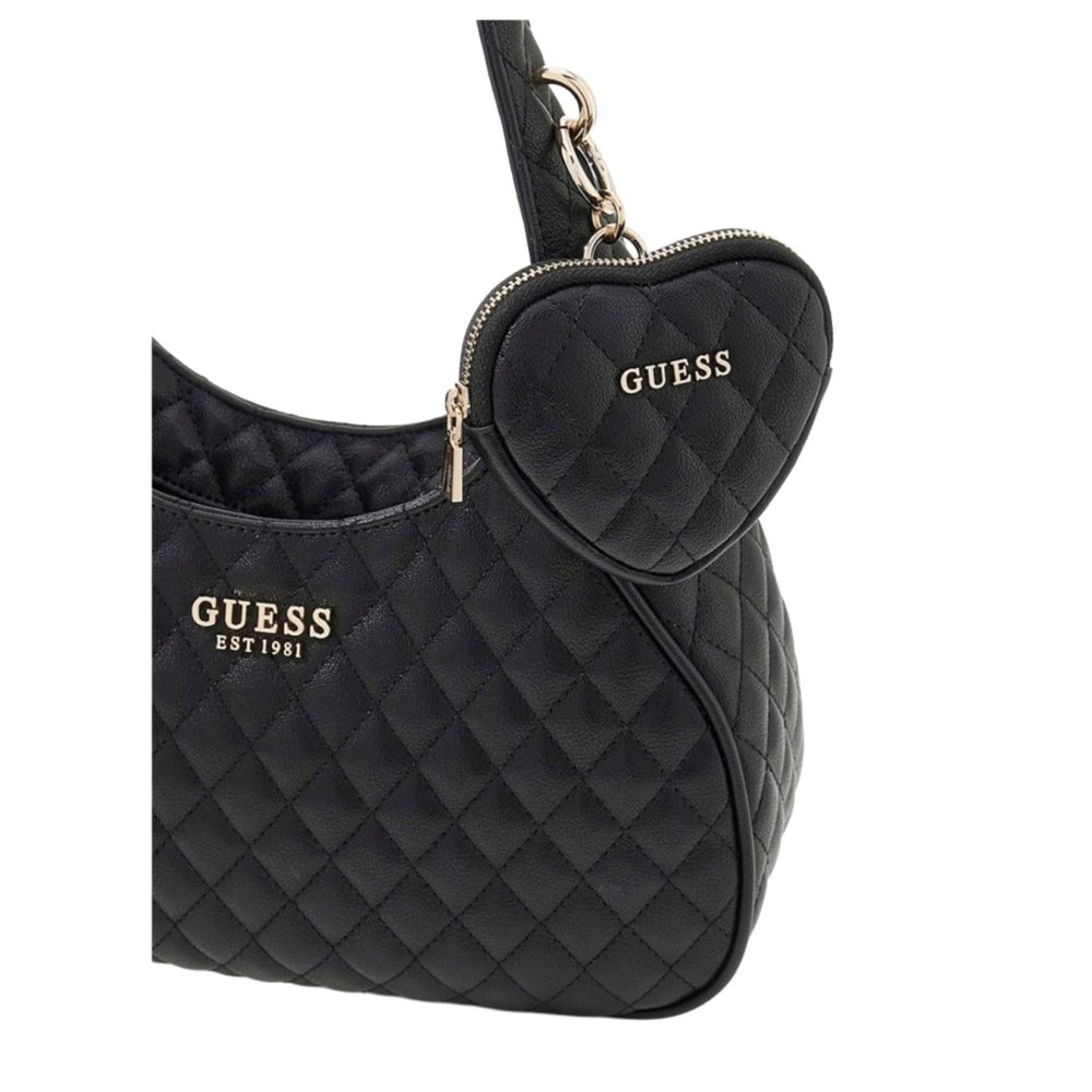 Guess QG989401-Black Atabey Kadın Omuz Çantası Siyah