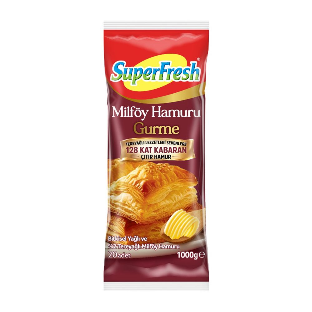SuperFresh Gurme Milföy Hamuru 1 Kg