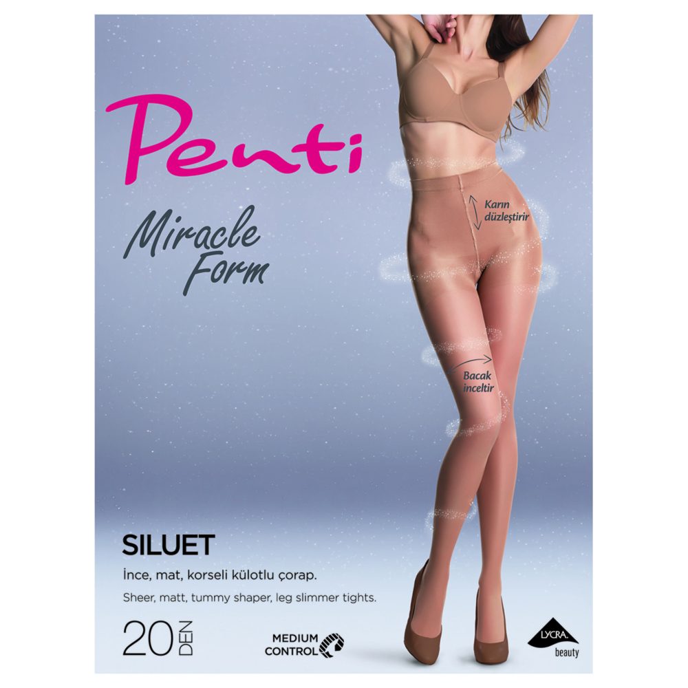 Penti Sıluet Külotlu Çorap 500/1-2