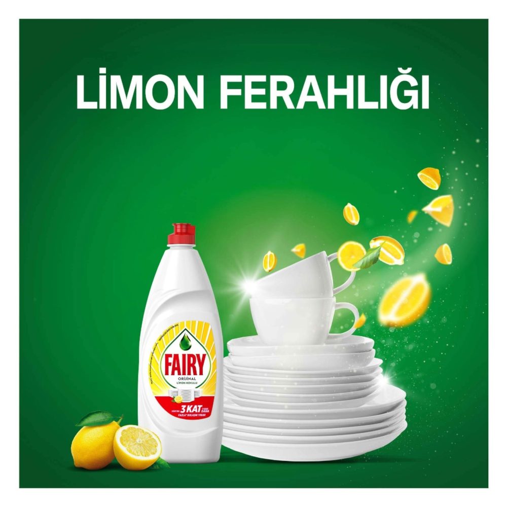 Fairy Sıvı Bulaşık Deterjanı Limon 1350 Ml