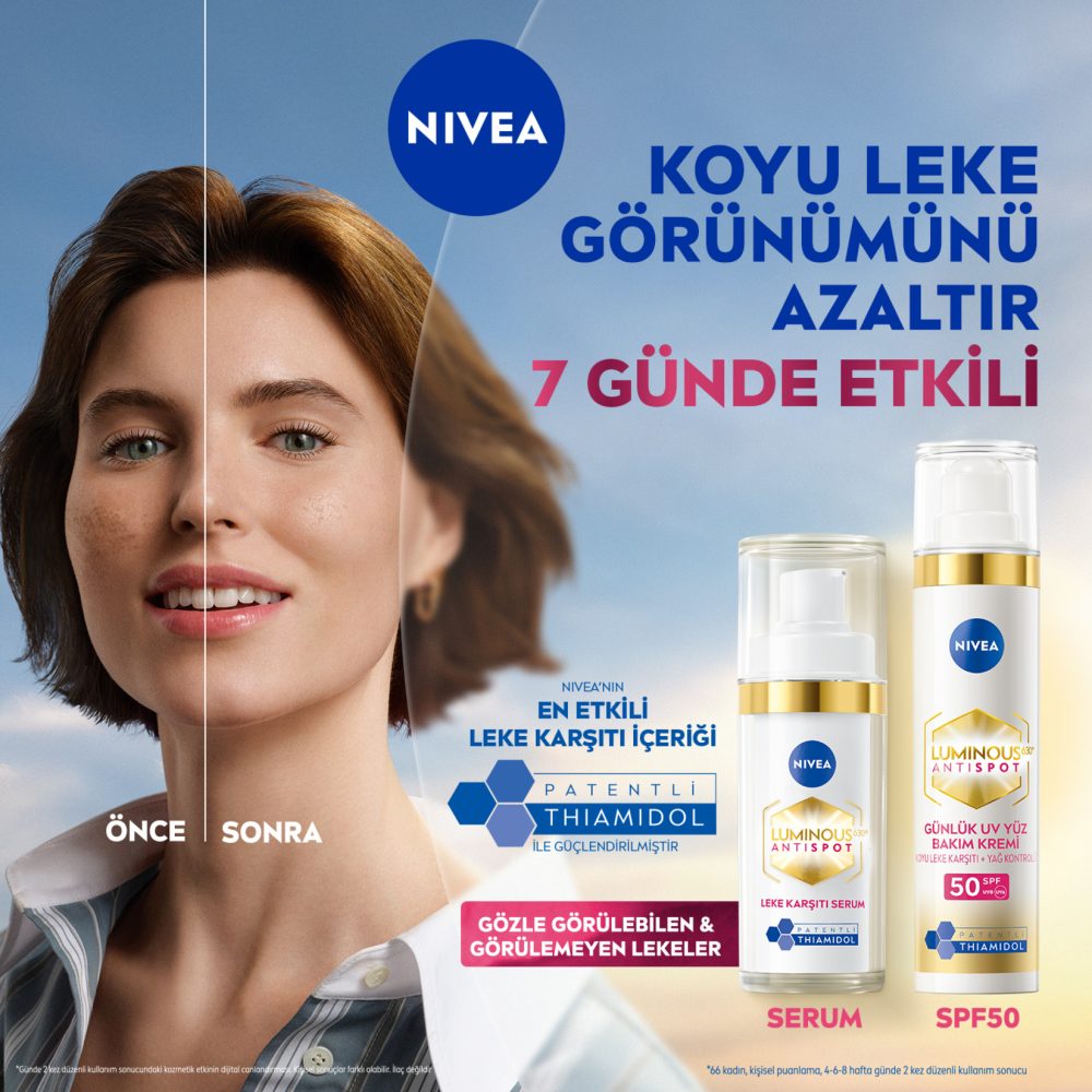 NIVEA Luminous630 Thiamidol Etkili SPF50 Leke Karşıtı Gündüz Yüz Kremi 40 ml