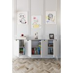 Evdemo Elegant 4 Kapaklı Dekoratif Konsol Beyaz