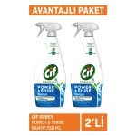Cif Power & Shine Sprey Banyo Kireç Çözücü 2 x 750 Ml