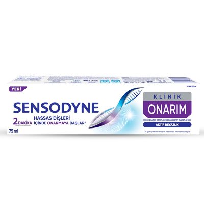 Sensodyne Klinik Onarım Aktif Beyazlık Diş Macunu 75 Ml
