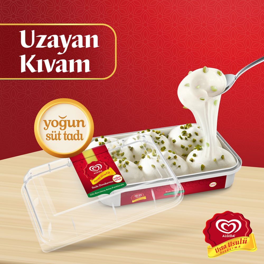 Algida Maraş Usulü Sade Dondurma 500 Ml