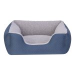 Pet Comfort Echo Kedi - Köpek Yatak Mavi / Gri Peluş S