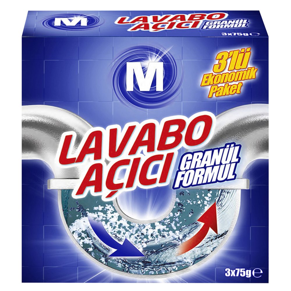 Migros Lavabo Açıcı 3x75 G