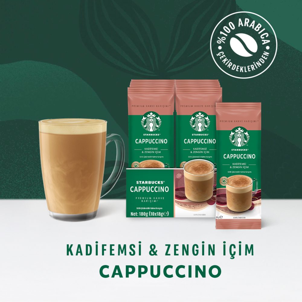 Starbucks Cappuccino Premium Kahve Karışımı 18 G