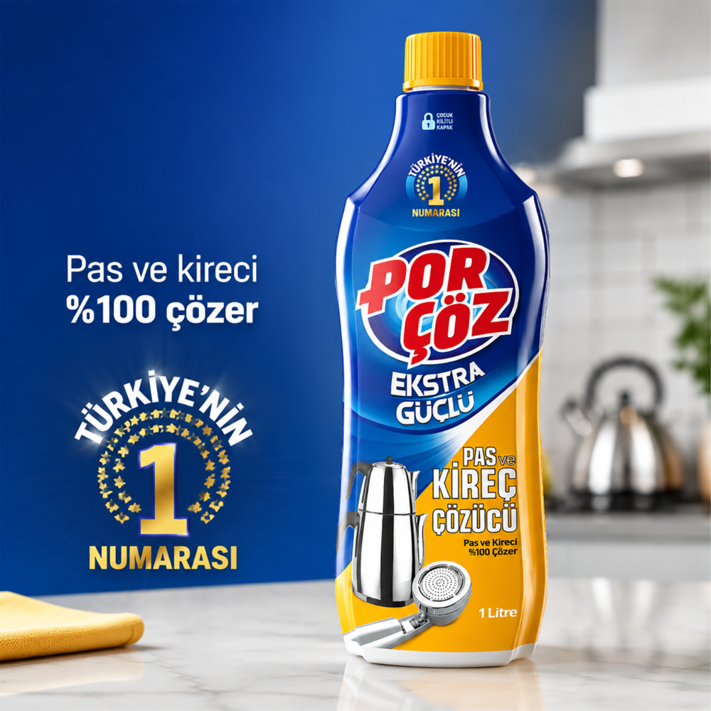 Porçöz Pas ve Kireç Çözücü 1 L