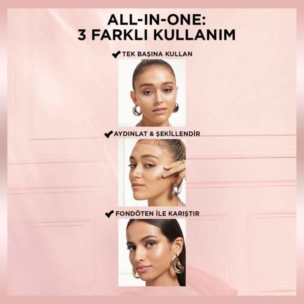 L'Oréal Paris Glotion All-In-One Doğal Işıltı 901 - Fair Glow 40 Ml