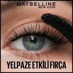 Maybelline New York Lash Sensational Yelpaze Etkili Intense Black Maskara - Ekstra Siyah