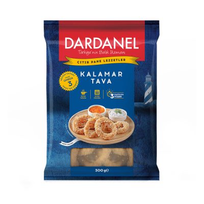 Dardanel Kaplanmış Halka Kalamar 300 G
