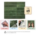 Stickez 3D Yapışkanlı Duvar Karosu 30.5x30.5 Cm 4'lü Paket