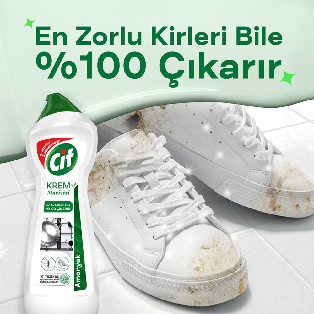 Cif Krem Mucize Yüzey Temizleyici Amonyak 750 Ml