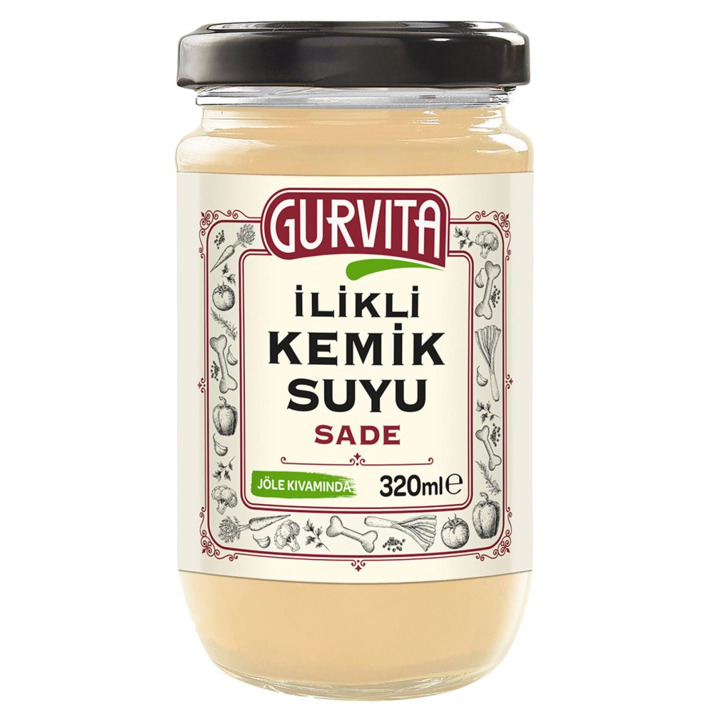 Gurvita İlikli Kemik Suyu Sade 320 Ml