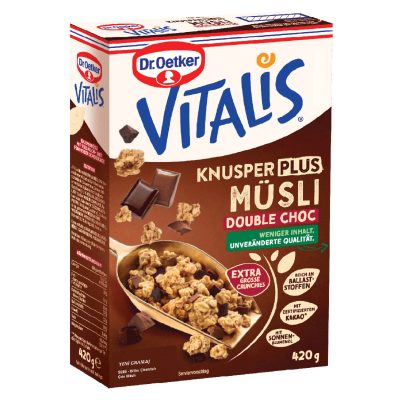 Dr.Oetker Vitalis Sütlü Bitter Çikolatalı Çıtır Müsli 420 G