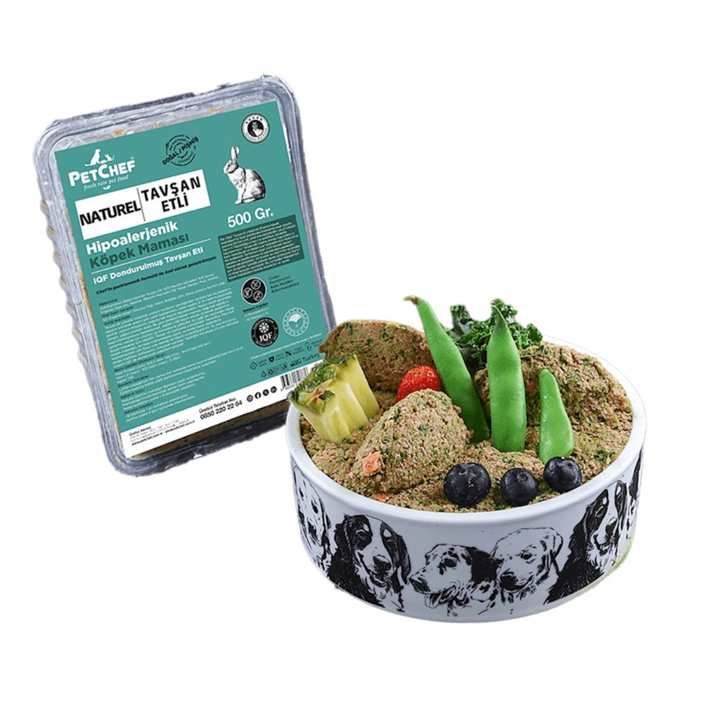 Petchef Naturel Tavşan Etli Köpek Maması Küçük Irk 500 G
