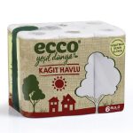 Ecco Yeşil Dünya Havlu 6'lı