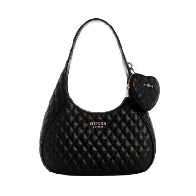 Guess QG989401-Black Atabey Kadın Omuz Çantası Siyah