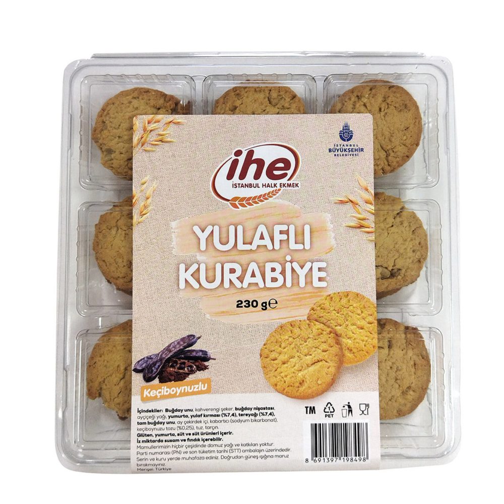 İhe Yulaflı Keçiboynuzlu Kurabiye 230 G