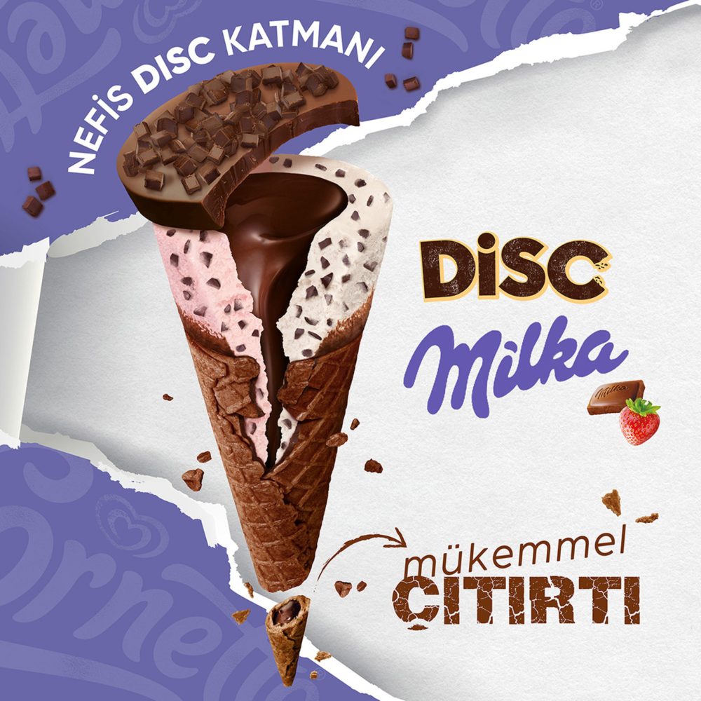 Cornetto Disc Milka 130 Ml