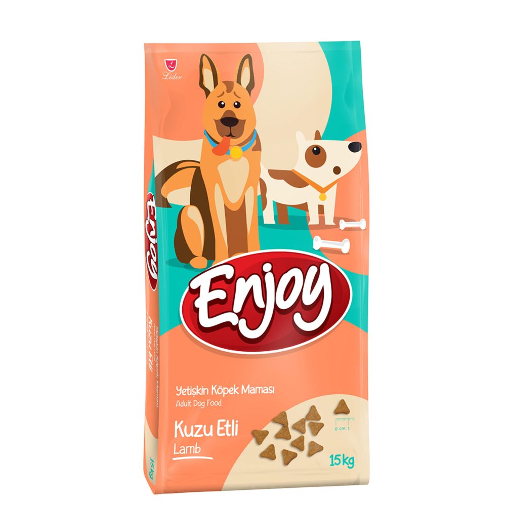 Enjoy Kuzu Etli Yetişkin Köpek Maması 15 Kg