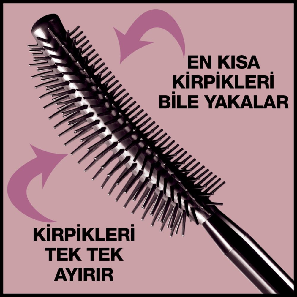 Maybelline New York Lash Sensational Yelpaze Etkili Intense Black Maskara - Ekstra Siyah