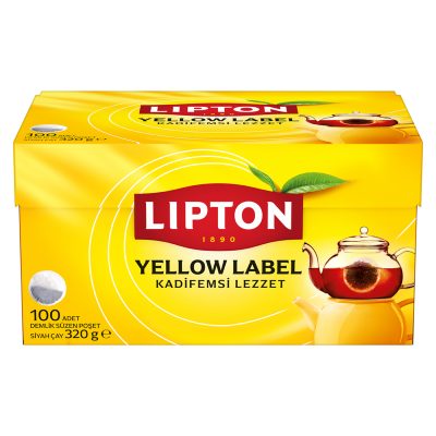 Lipton Demlik Poşet Çay Yellow Label 100'lü