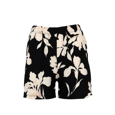 S Design Kadın Çiçek Desenli Şort S - XL