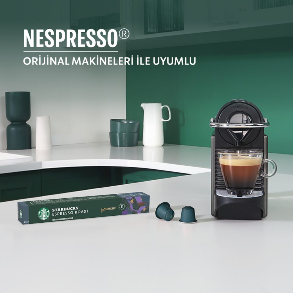 Starbucks By Nespresso Espresso Roast Kapsül Kahve 10'lu 55 G