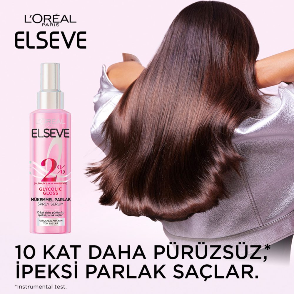 Elseve Glycolic Gloss Parlak Sprey Serum 150 Ml