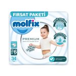 Molfix Premium Paket 6 Beden Extra Large 15+ Kg 34'lü