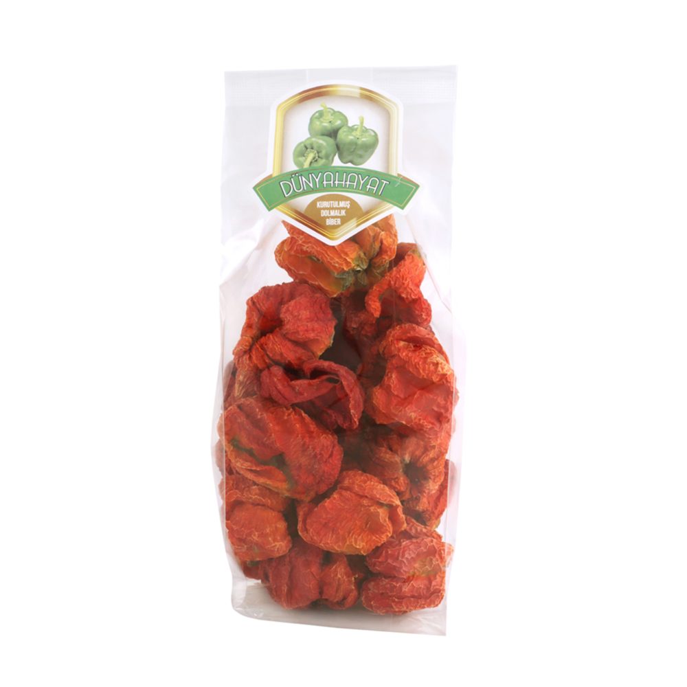 Dünya Hayat Kurutulmuş Dolmalık Biber 25'li 60 G