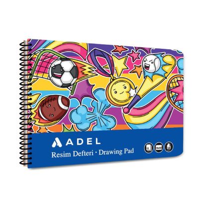 Adel Resim Defteri Fun Karton Kapak 15 Yaprak 25X35 Cm