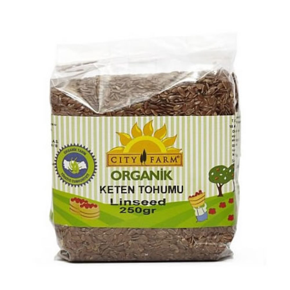 Cıtyfarm Organık Keten Tohumu 250 G